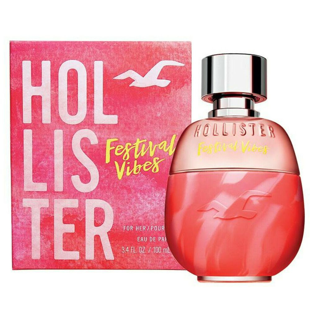 Perfume Hollister Festival Vibes Eau de Parfum 100 ml para Mujer - Venta Internacional