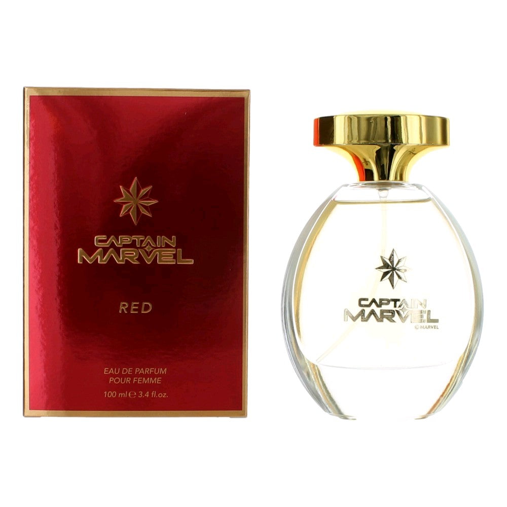 Perfume Marvel Captain Marvel Red Eau De Parfum 100 Ml para Mujer - Venta Internacional