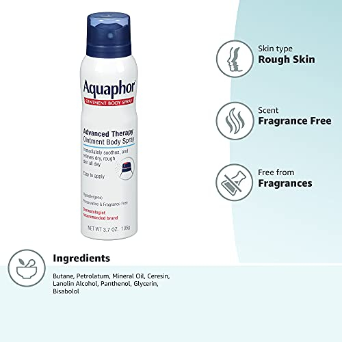Foto 5 pulgar | Aquaphor Ointment Body Spray - Hidrata Y Cura La Piel Seca Y Áspera - 3.7 Oz. Spray Can - Venta Internacional.