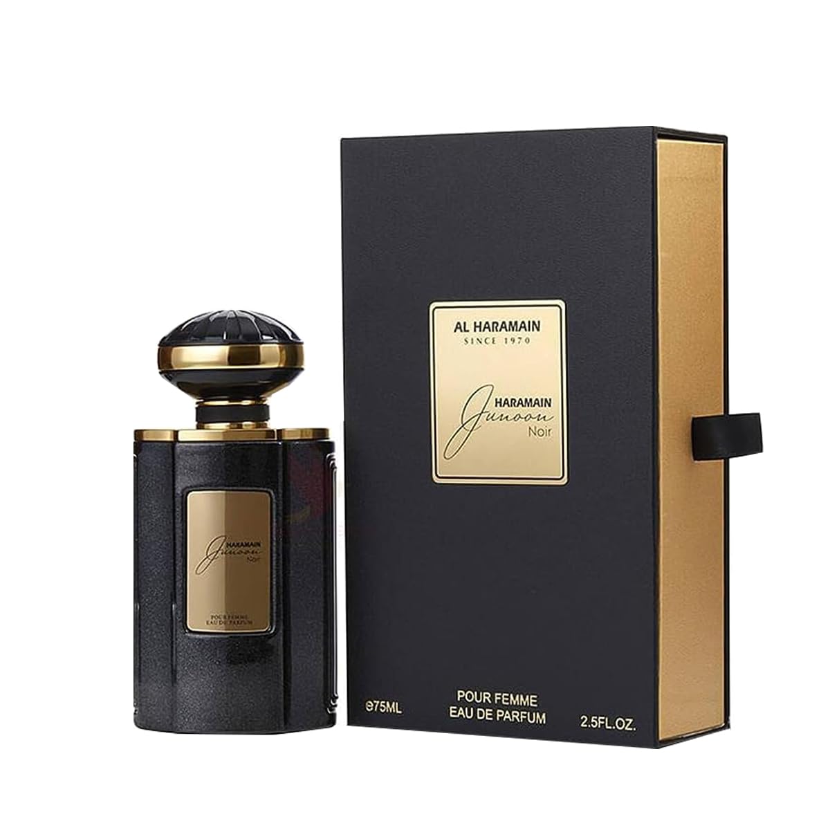 Perfume Al Haramain Junoon Noir Edp 75 ml Para Mujer - Venta Internacional