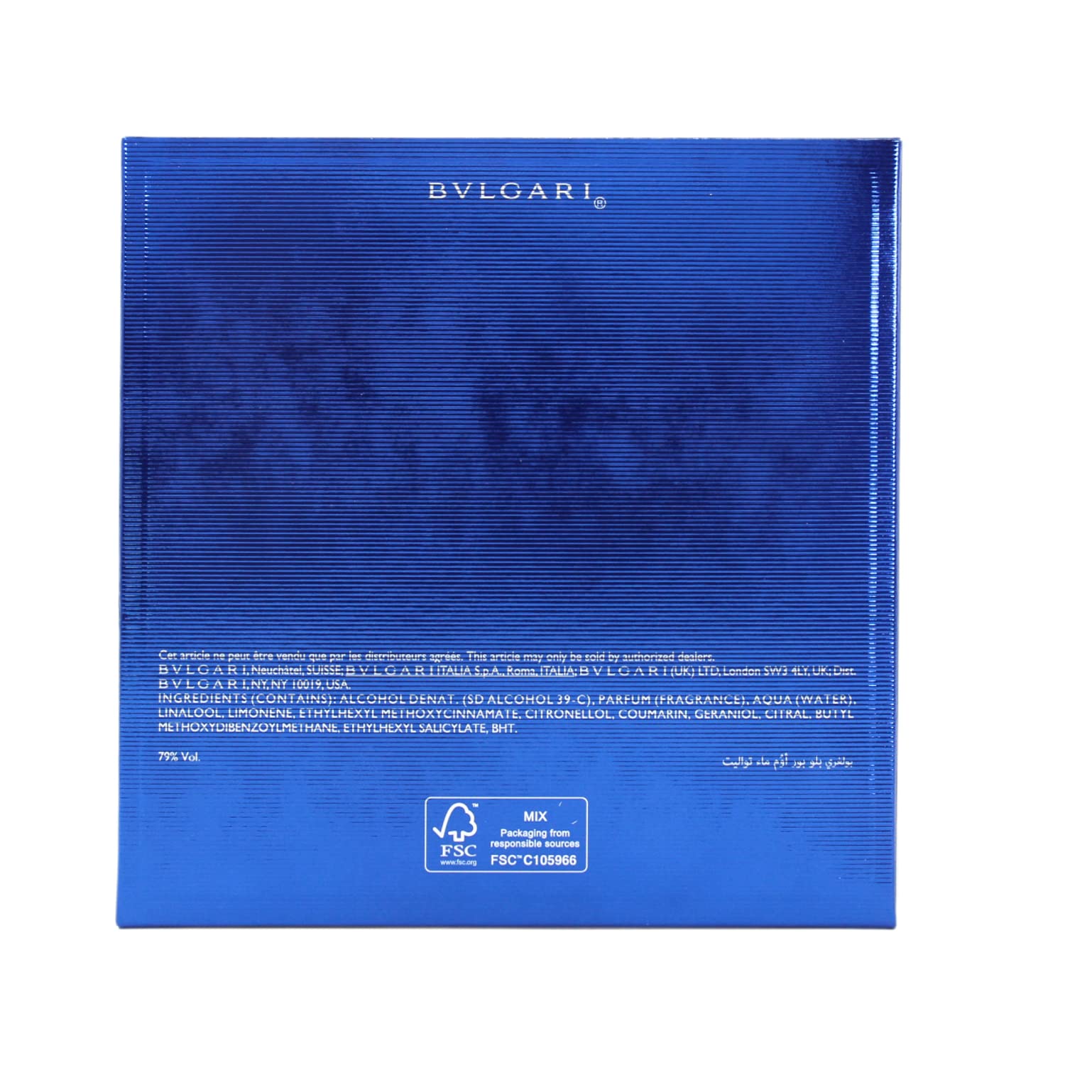 Foto 4 pulgar | Perfume Bvlgari BLV Eau De Toilette 100 ml para Hombre - Venta Internacional