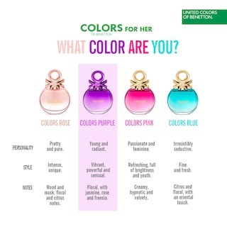 Foto 5 | Perfume Benetton United Colors Purple Eau De Toilette 80 ml - Venta Internacional