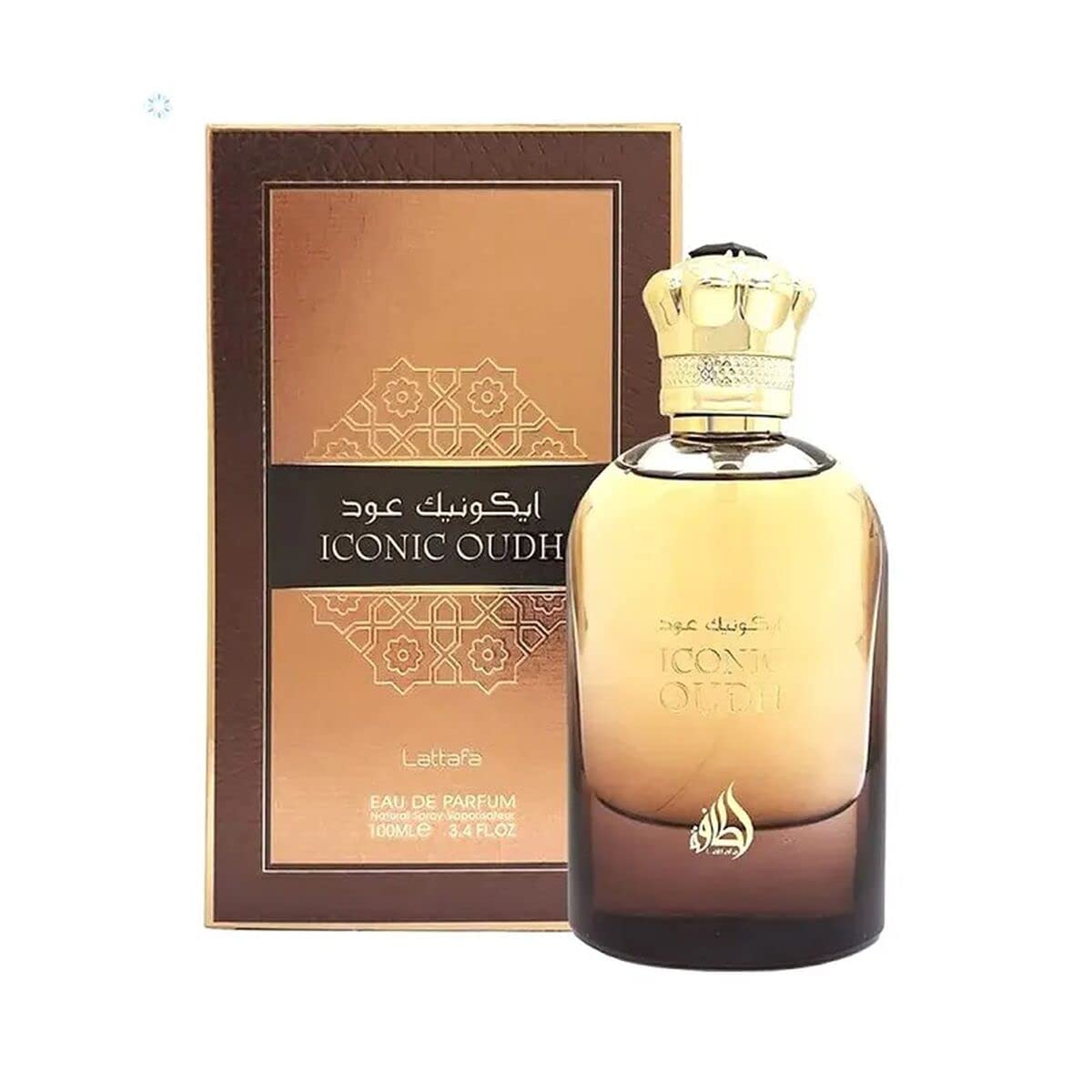 Perfume Lattafa Iconic Oudh Eau De Parfum para Hombre 100 ml - Venta Internacional