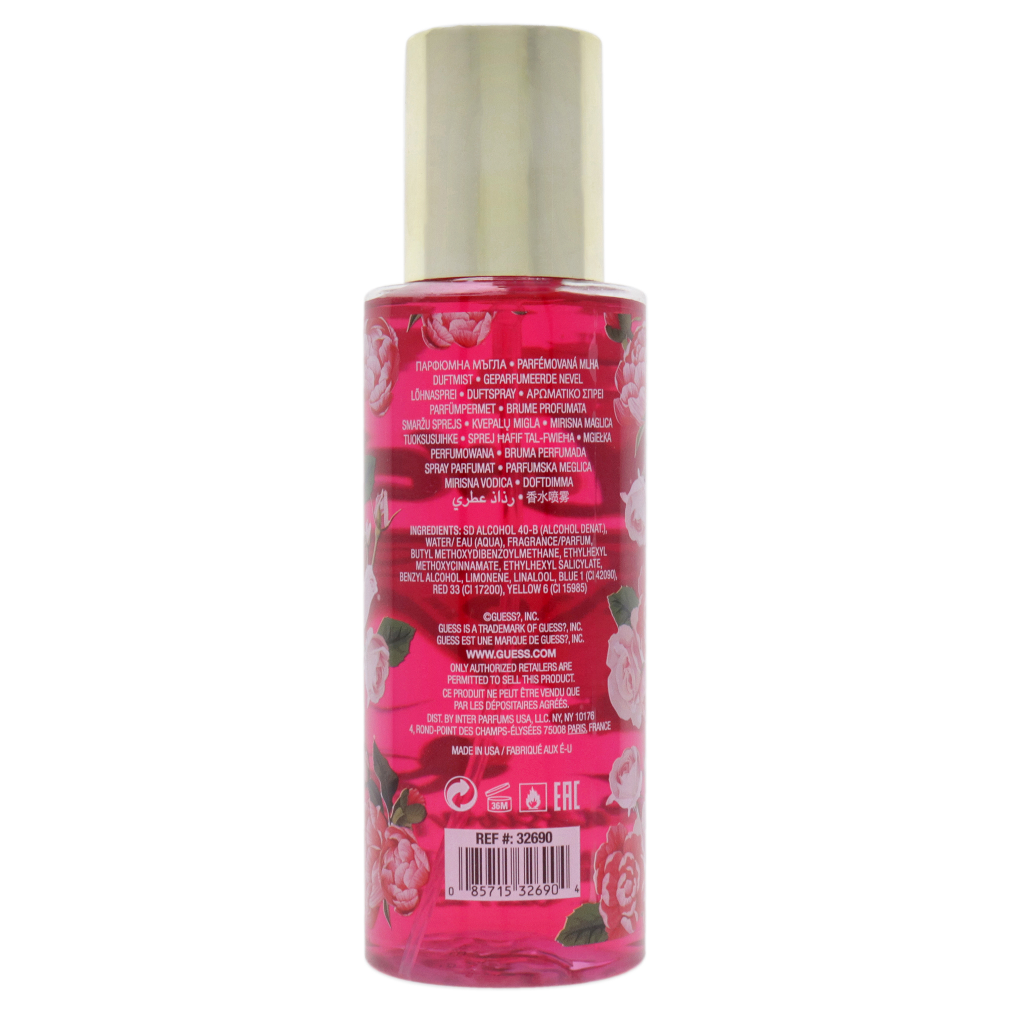 Foto 3 pulgar | Loción Guess Love Passion Kiss para Mujer 8.4 oz - Venta Internacional
