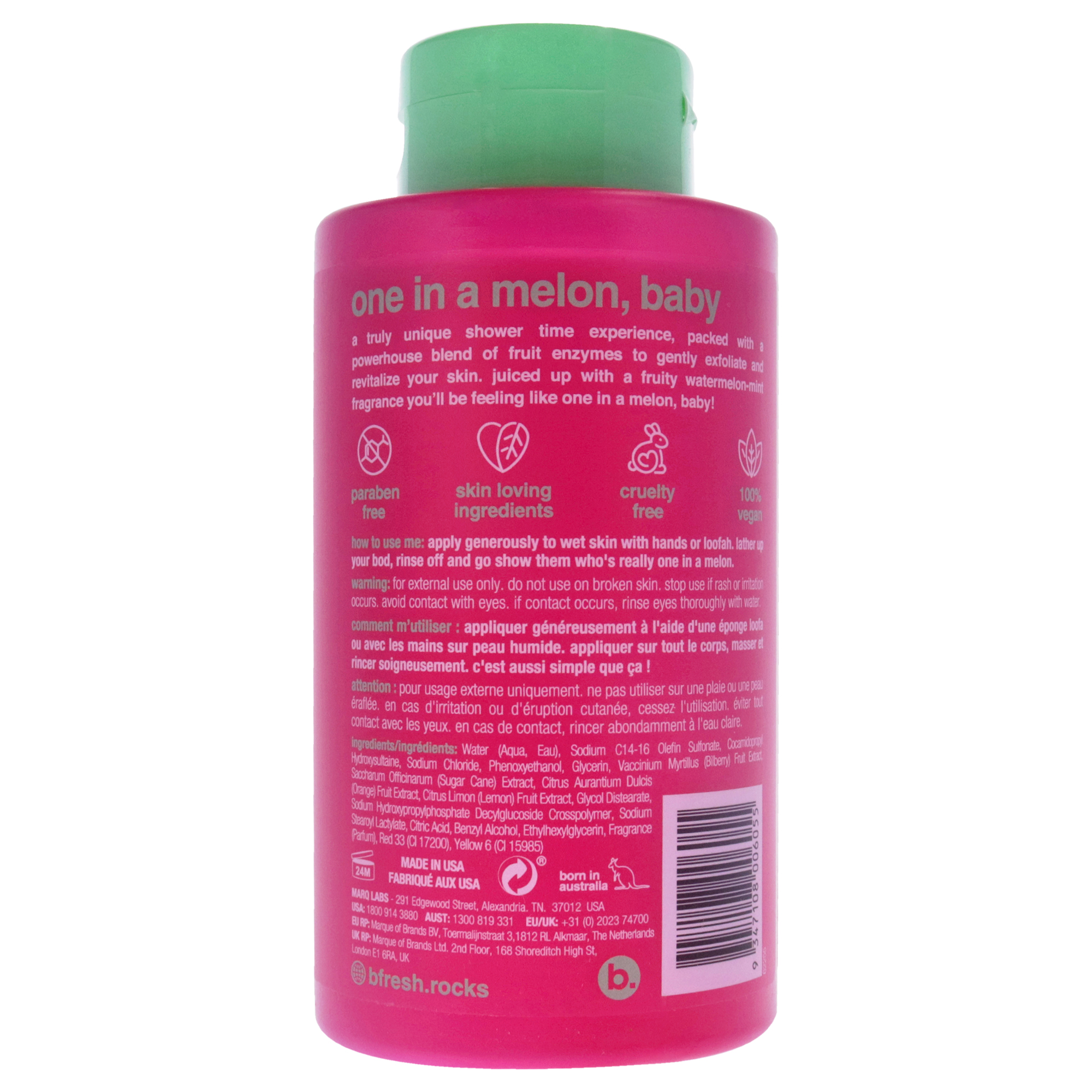 Foto 4 pulgar | Gel De Baño B.Tan You're One In A Melon 473 Ml - Venta Internacional