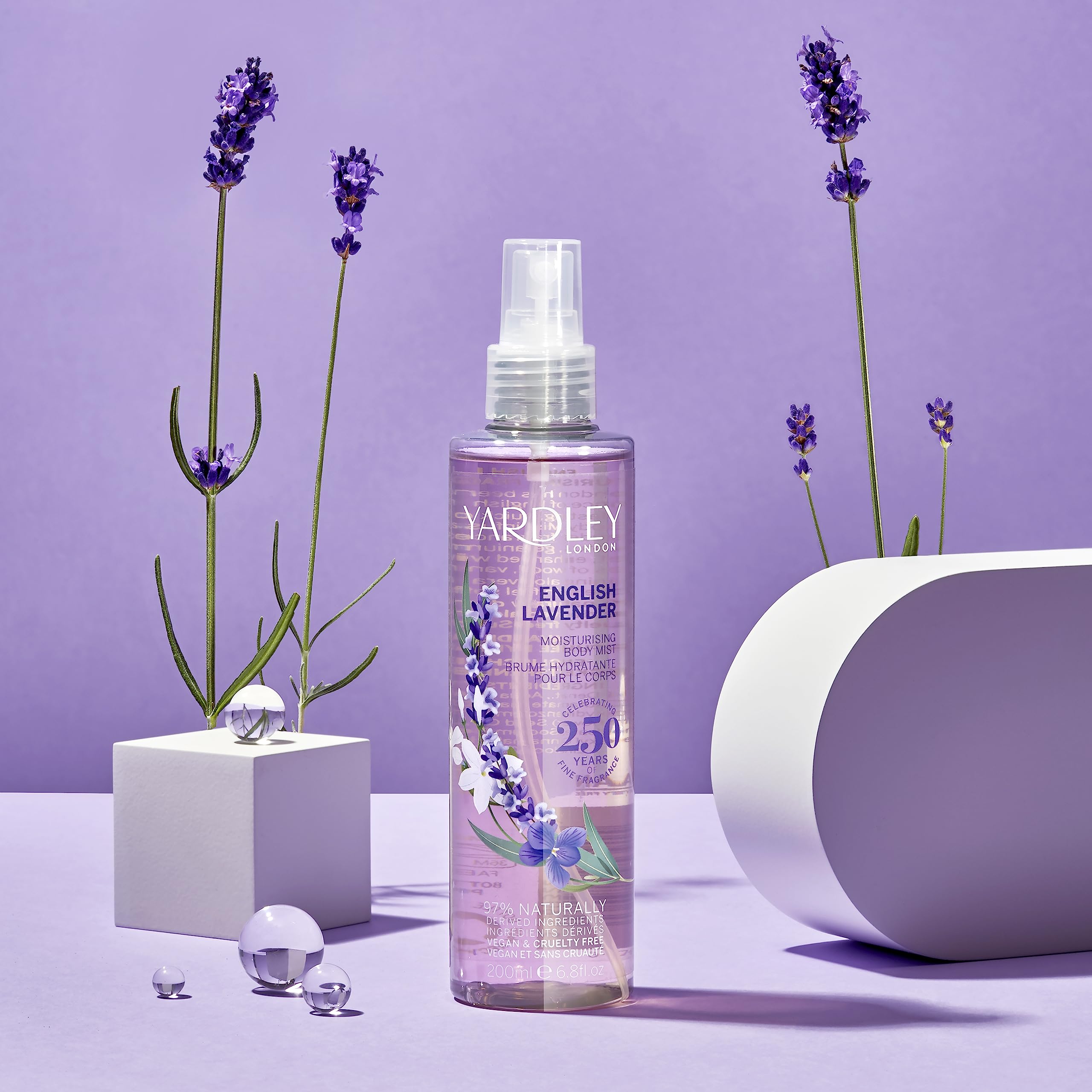 Foto 3 pulgar | Fragrance Mist Yardley English Lavender 200 Ml Para Mujer - Venta Internacional.