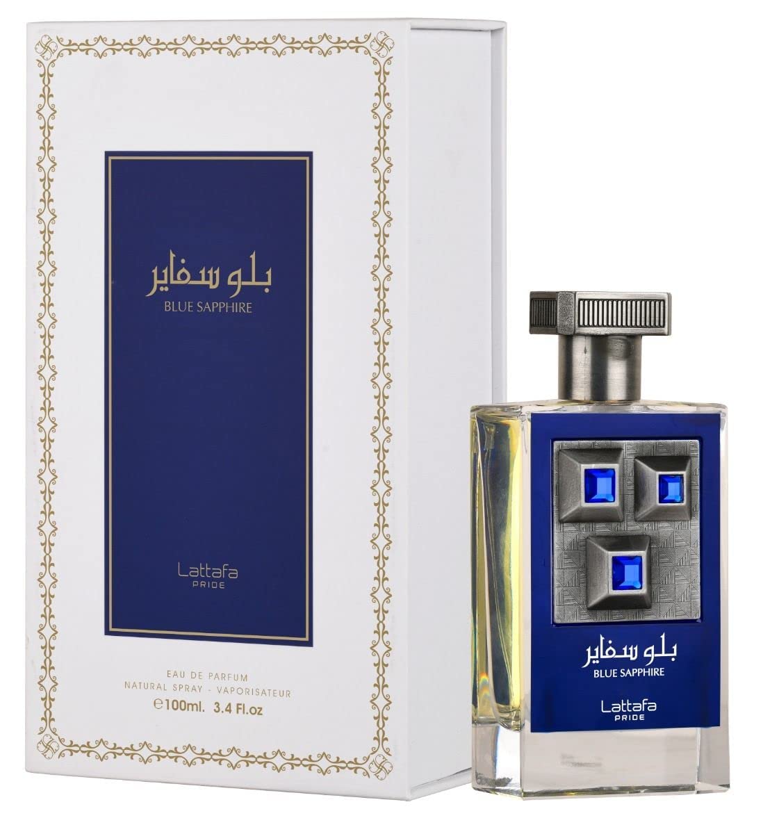 Foto 2 pulgar | Perfume Lattafa Blue Sapphire Eau De Parfum 100 Ml Unisex - Venta Internacional