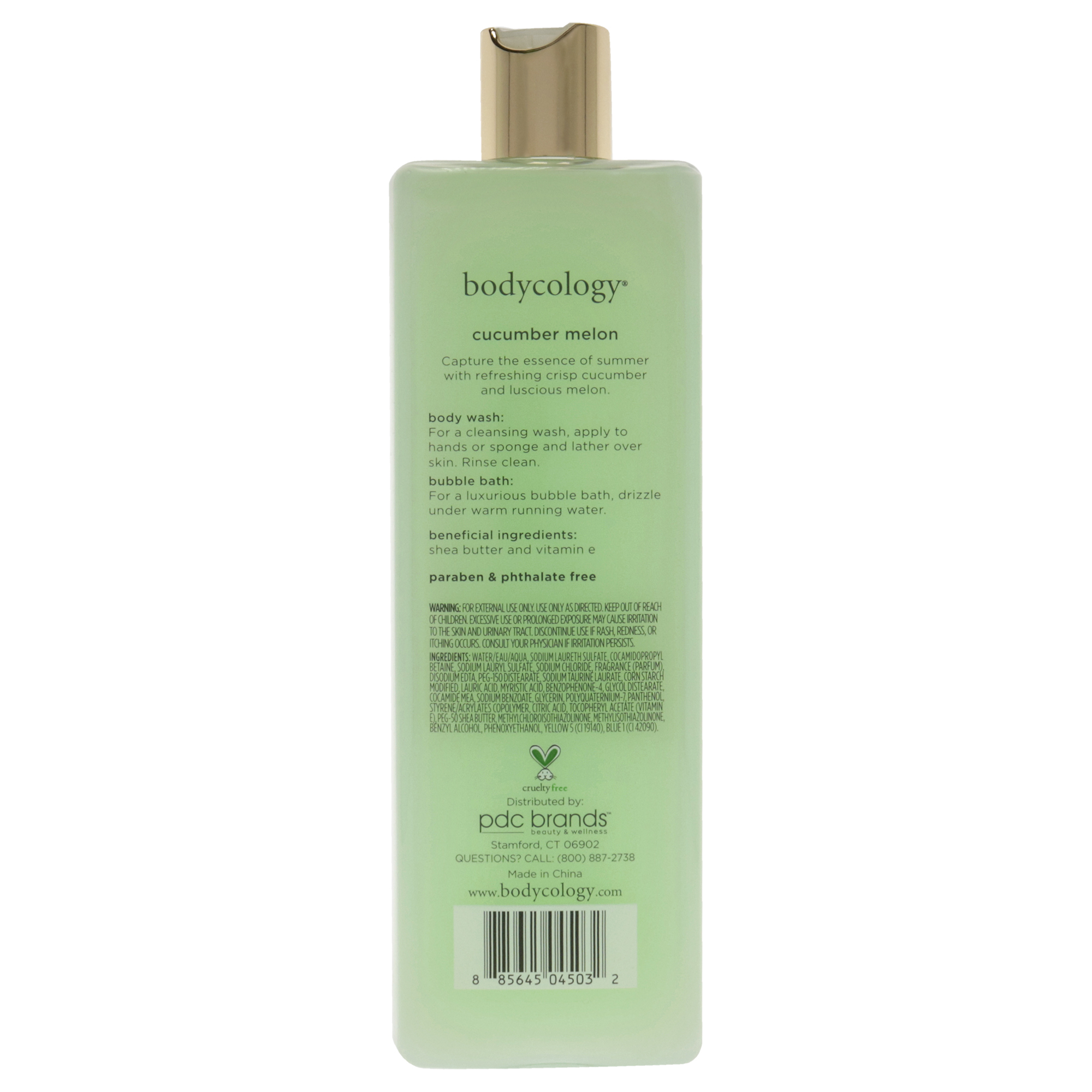 Foto 3 pulgar | Gel De Baño Bodycology Pepino Y Melón Para Mujer 473 Ml - Venta Internacional