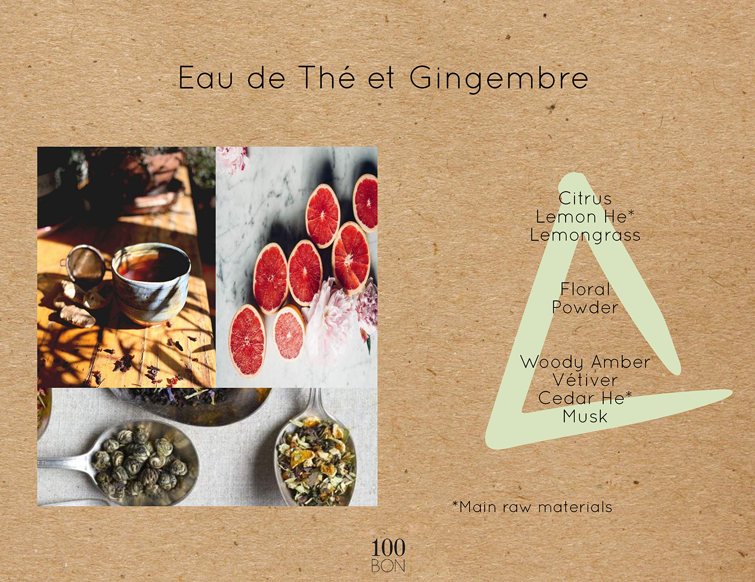 Foto 5 | Perfume 100bon Eau De The & Gingembre, Té Y Jengibre, 15 Ml - Venta Internacional.