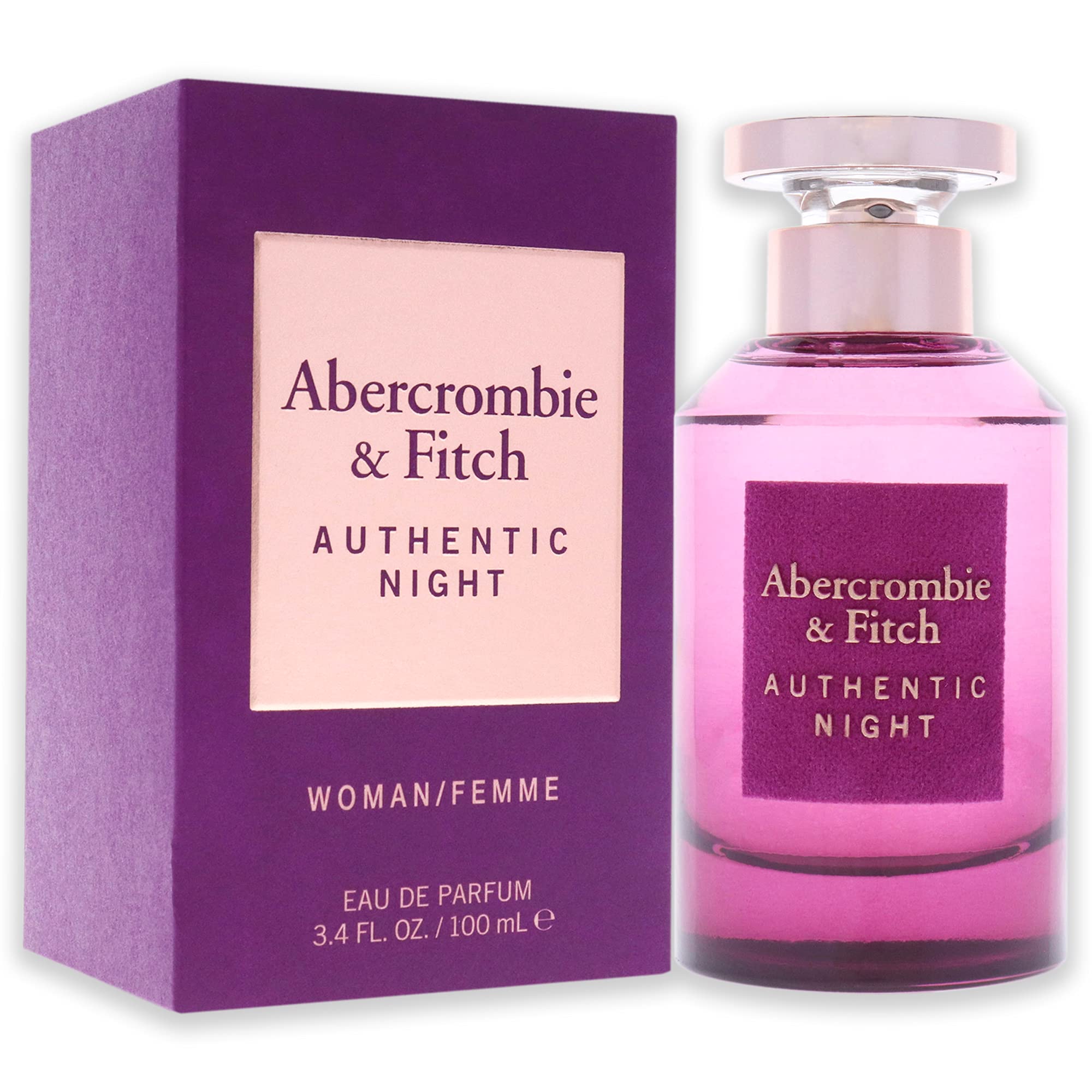 Foto 4 pulgar | Perfume Abercrombie & Fitch Authentic Night Edp 100 Ml Para Mujer - Venta Internacional.
