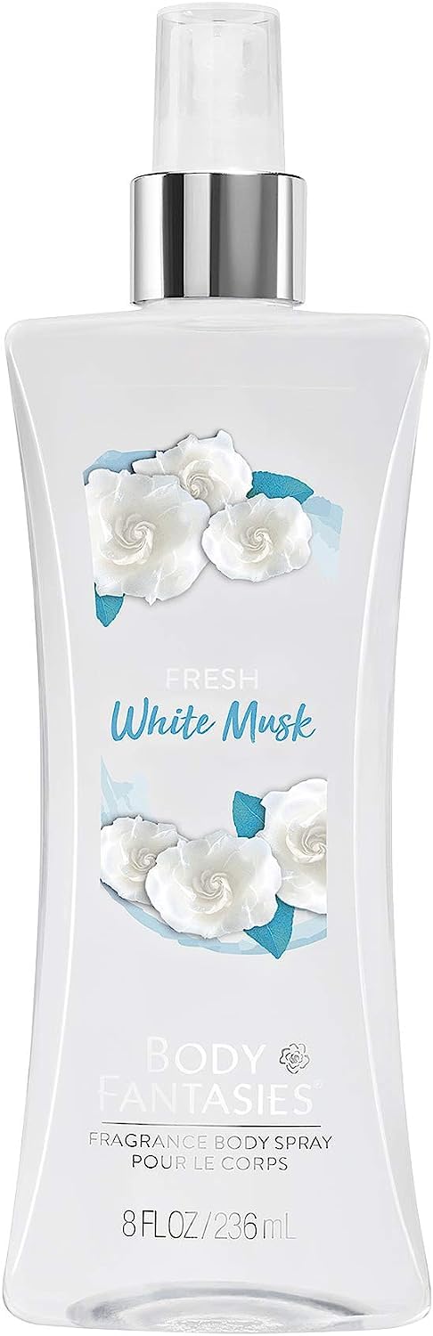 Foto 2 pulgar | Perfume Corporal Body Fantasies Fresh White Musk 236 Ml - Venta Internacional.