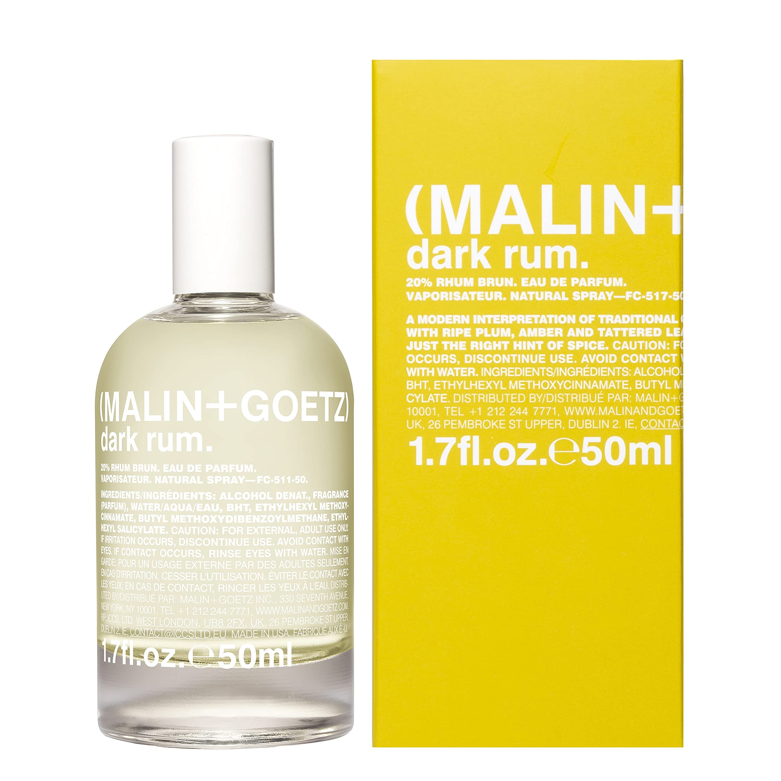 Foto 2 pulgar | Perfume Malin + Goetz Dark Rum Eau De Parfum, 50 Ml, Para Hombre Y Mujer - Venta Internacional.