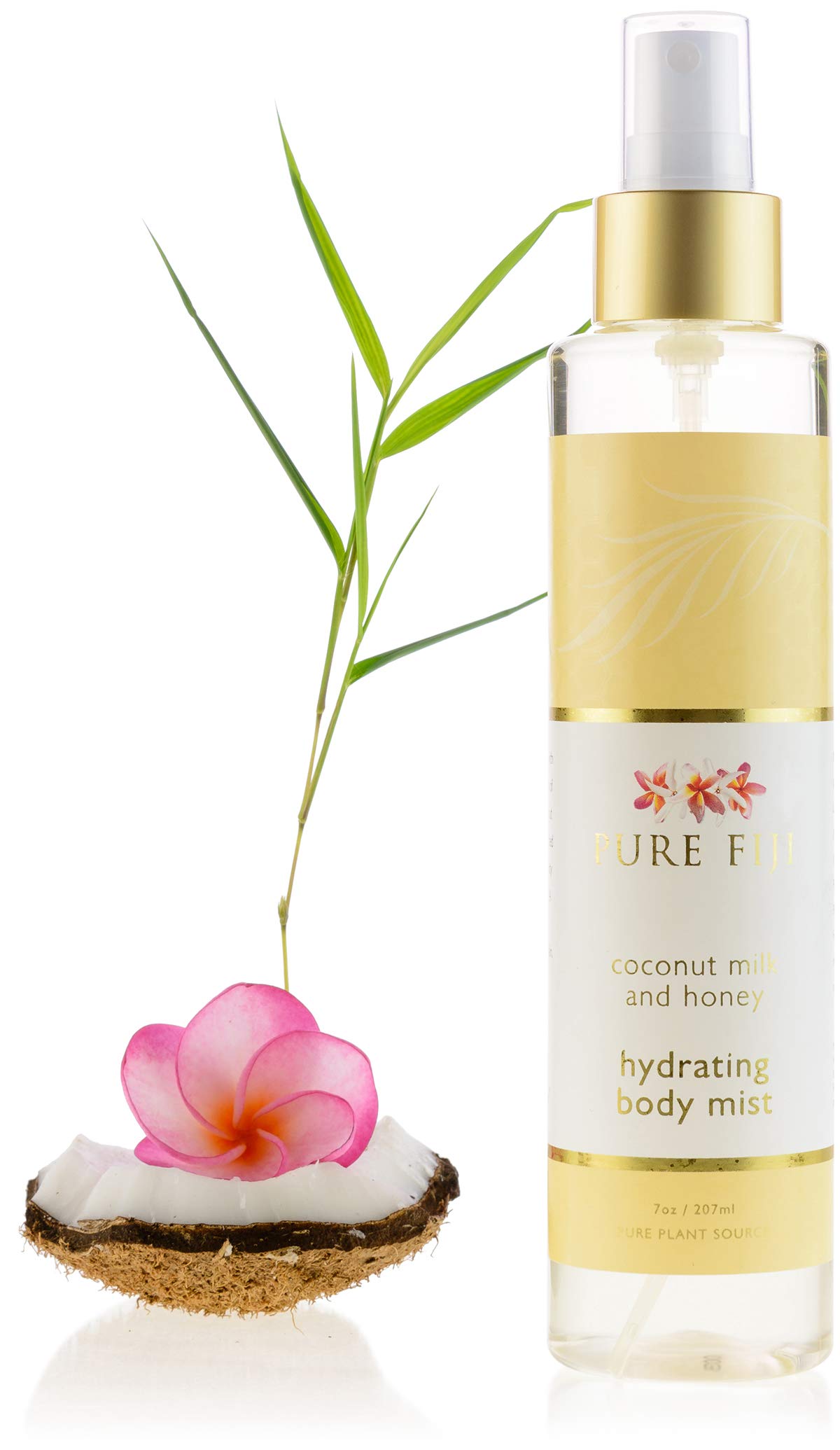 Bruma Hidratante De Aceite Corporal Pure Fiji Con Leche De Coco Y Miel - Venta Internacional.