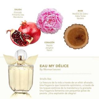 Foto 3 | Perfume Secret Eau My Delice Eau De Toilette Para Mujer, 100 Ml - Venta Internacional.