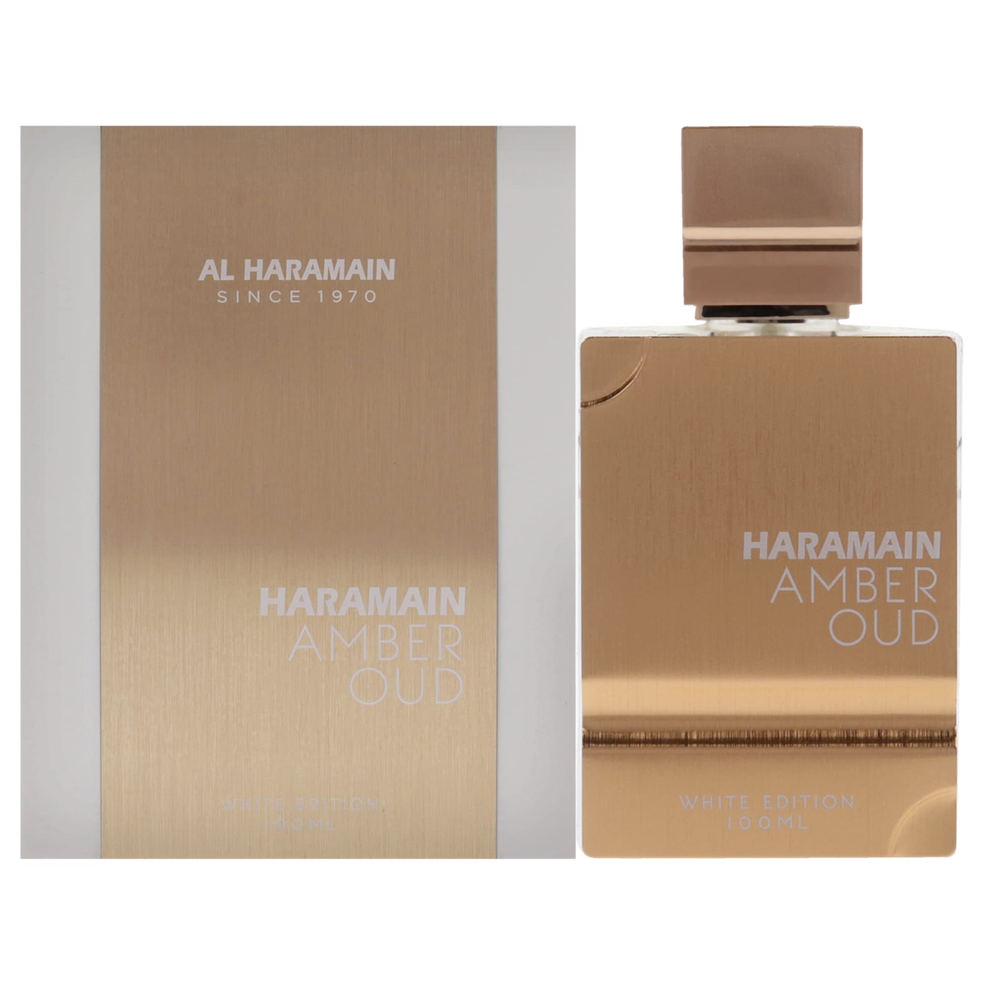 Perfume Al Haramain Amber Oud White Edition, 100 Ml - Venta Internacional.