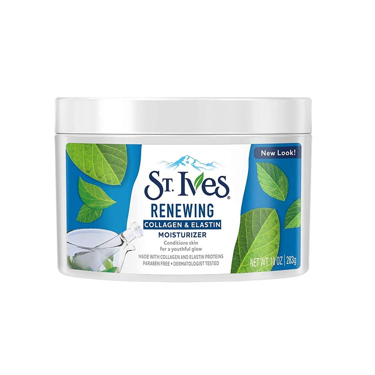 Hidratante Facial St. Ives, Colágeno, Elastina Revitalizante, 283 G - Venta Internacional.