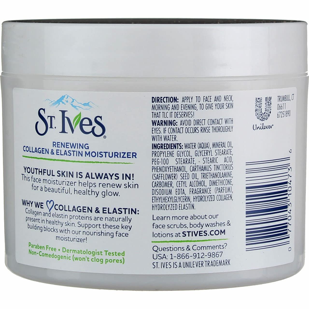 Foto 4 pulgar | Hidratante Facial St. Ives, Colágeno, Elastina Revitalizante, 283 G - Venta Internacional.