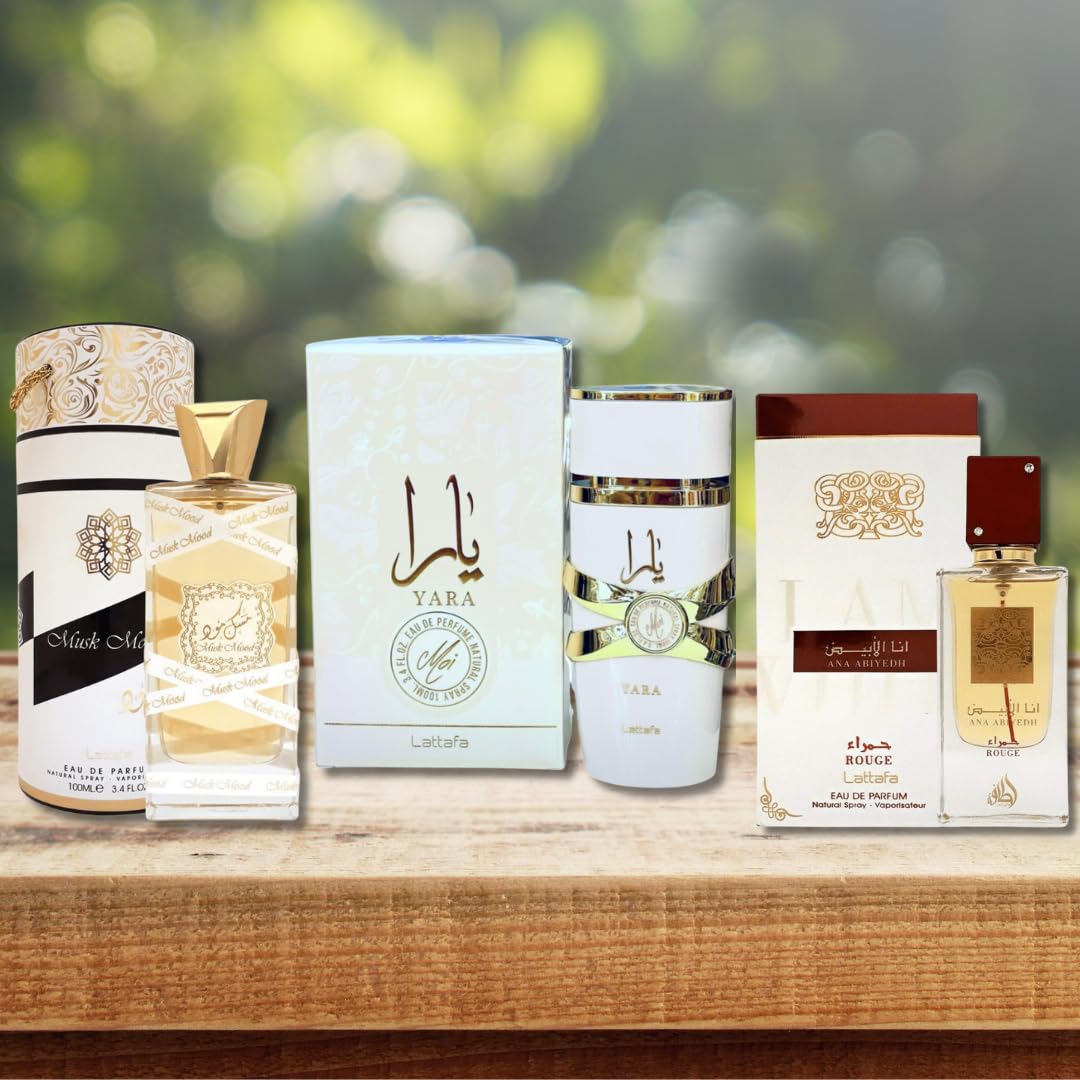 Foto 4 pulgar | Set De Perfume Lattafa De 3 Piezas Unisex Musk Mood Ana Abiyedh Rouge - Venta Internacional.