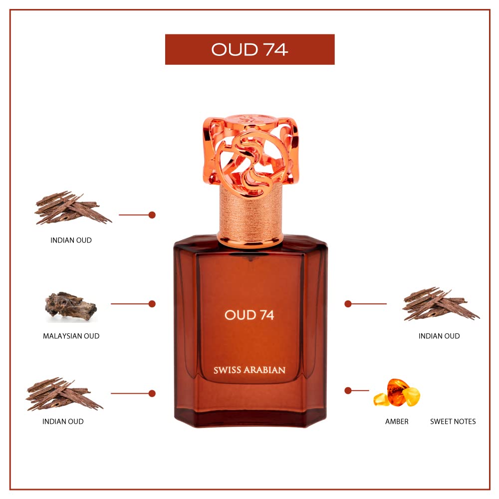 Foto 5 pulgar | Perfume Swiss Arabian Oud 74 Eau De Parfum Para Mujer, 50 Ml - Venta Internacional.