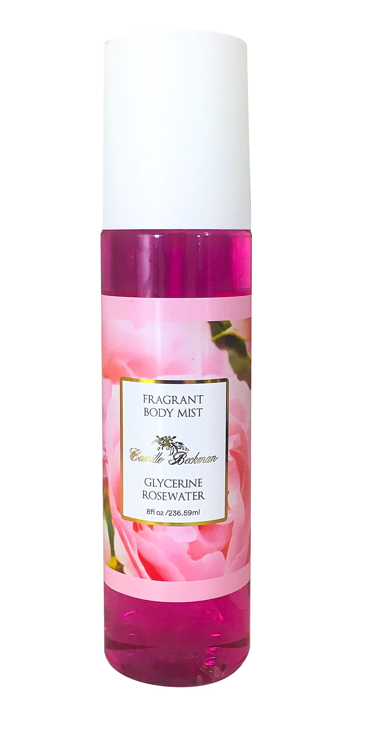 Bruma Corporal Camille Beckman Glicerina Agua de Rosas 240 ml - Venta Internacional