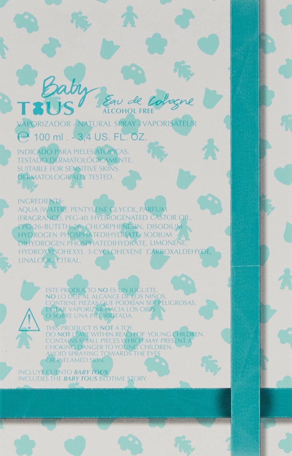 Foto 3 pulgar | Colonia En Aerosol Sin Alcohol para Niños Perfume Tous Baby De 100 Ml - Venta Internacional