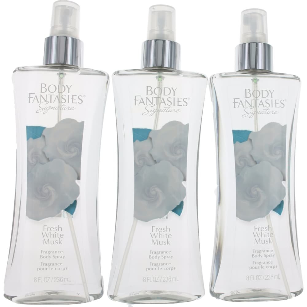 Foto 2 pulgar | Perfume Corporal Body Fantasies Fresh White Musk 240 ml X3 - Venta Internacional