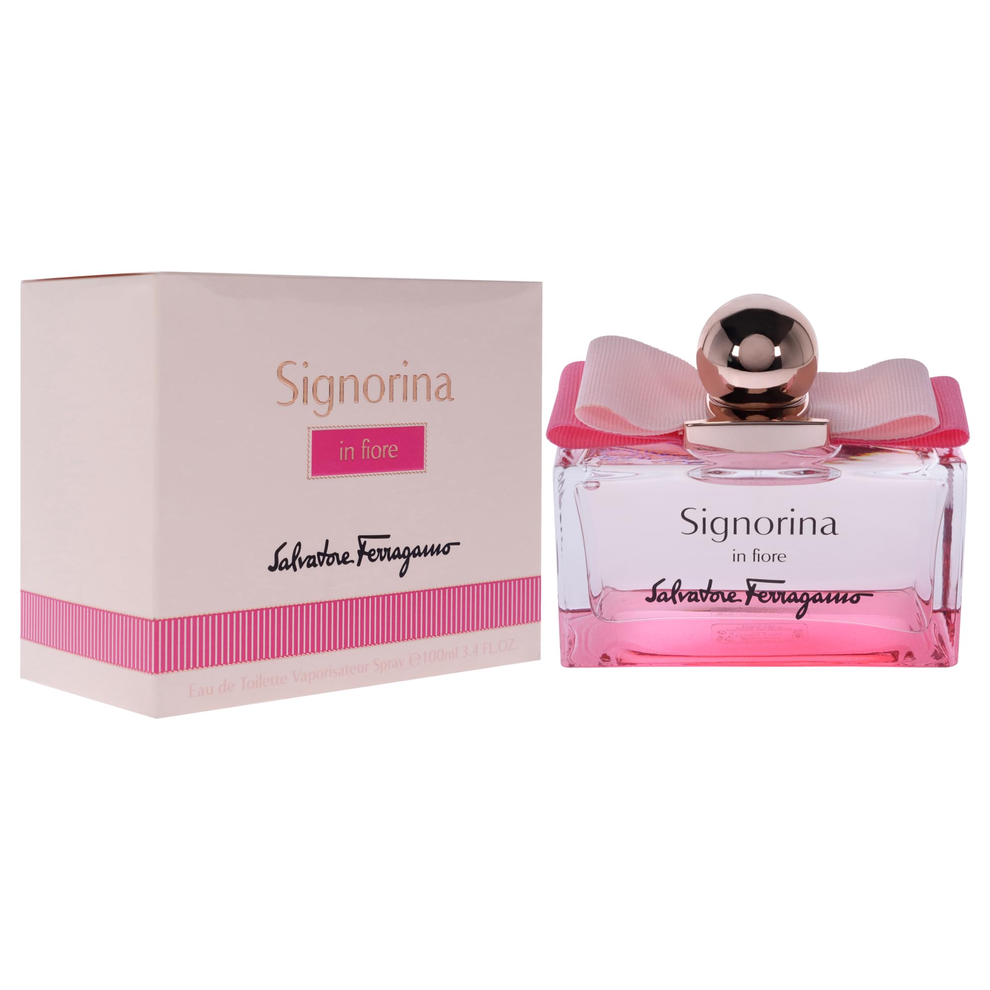 Foto 3 | Perfume Salvatore Ferragamo Signorina In Fiore Eau De Toilette 100 Ml - Venta Internacional