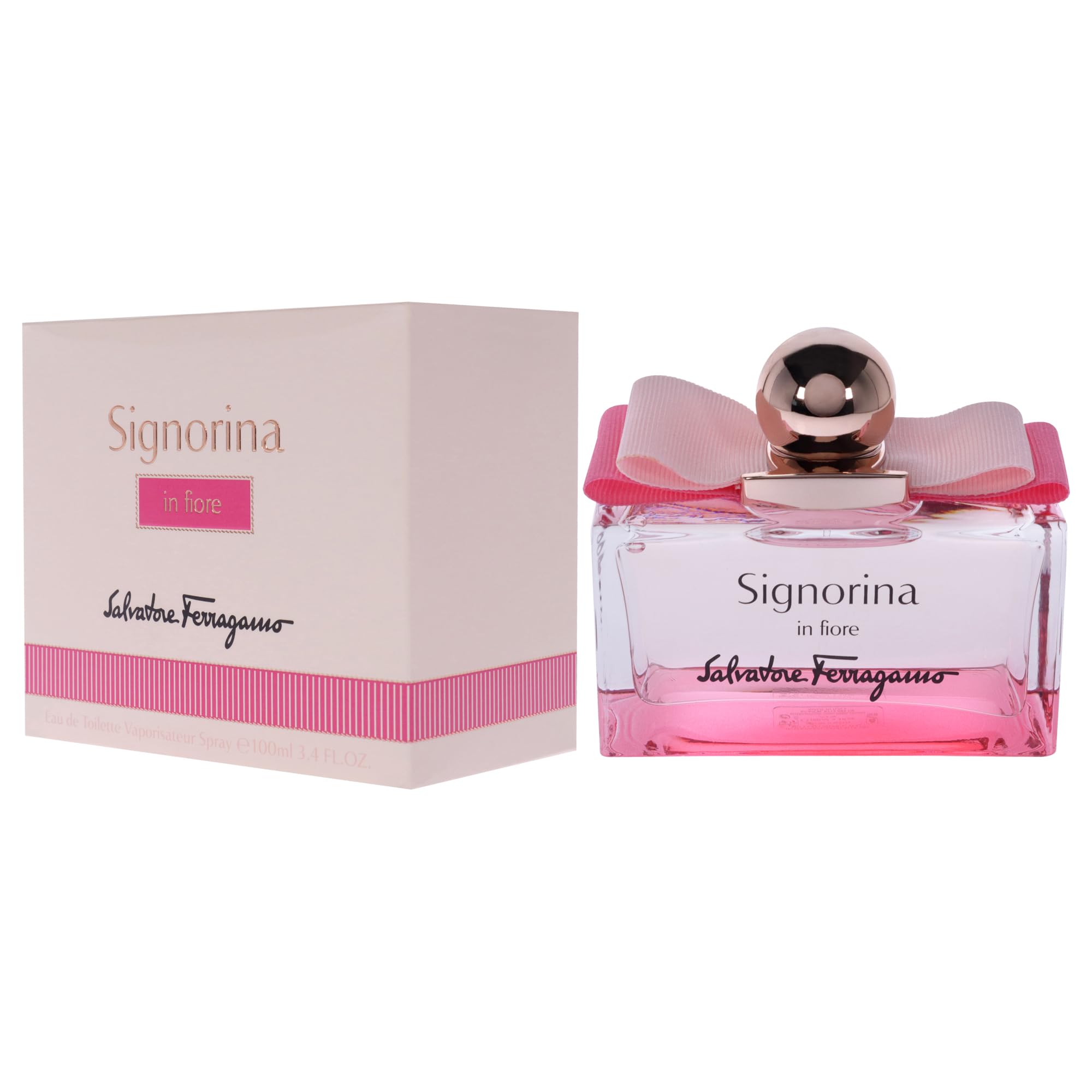 Foto 4 | Perfume Salvatore Ferragamo Signorina In Fiore Eau De Toilette 100 Ml - Venta Internacional