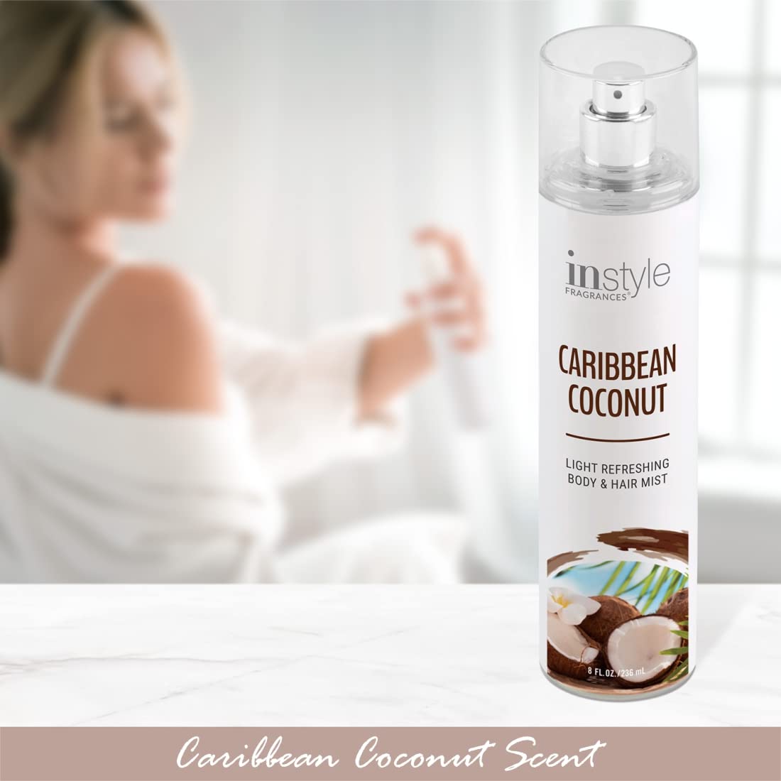 Foto 5 pulgar | Bruma Corporal Instyle Fragrances Caribbean Coconut 240 Ml - Venta Internacional
