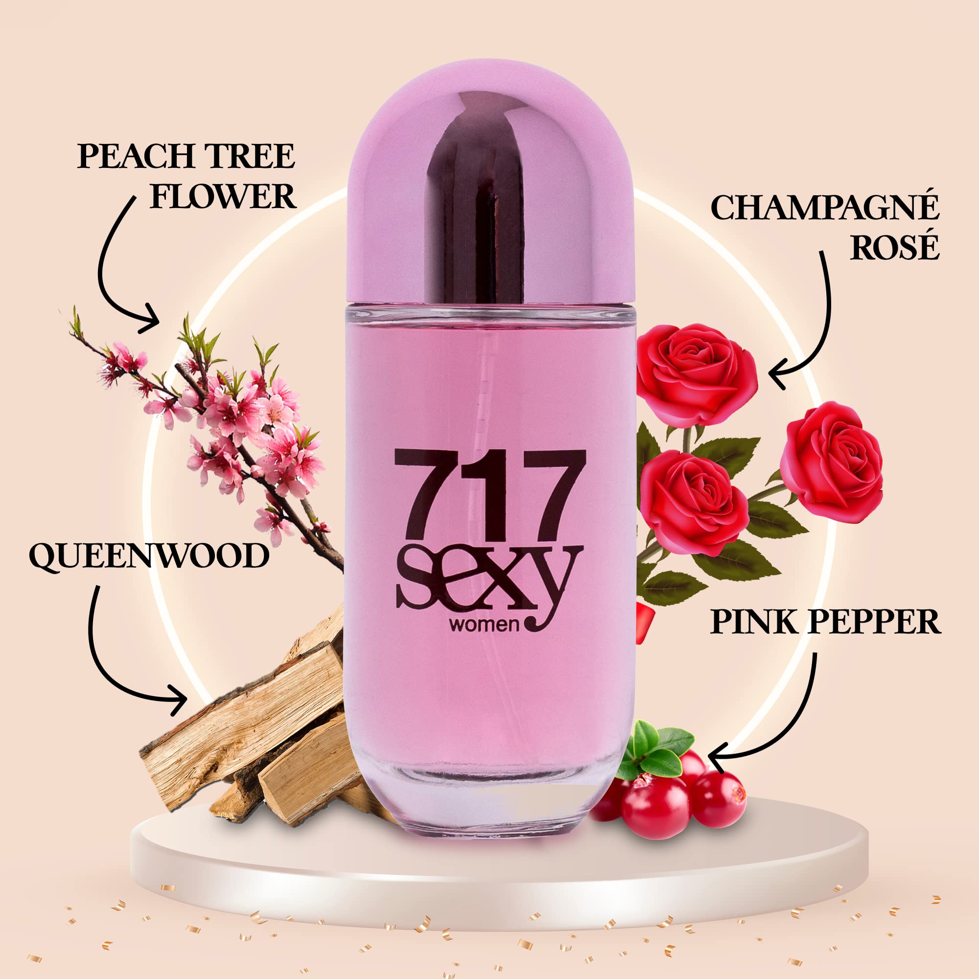 Foto 4 pulgar | Perfume Novoglow 717 Sexy Women Eau De Parfum 100 Ml - Venta Internacional