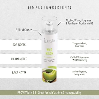 Foto 7 | Bruma Corporal y Capilar Instyle Fragrances con Aroma a Melón Silvestre 240 ml - Venta Internacional