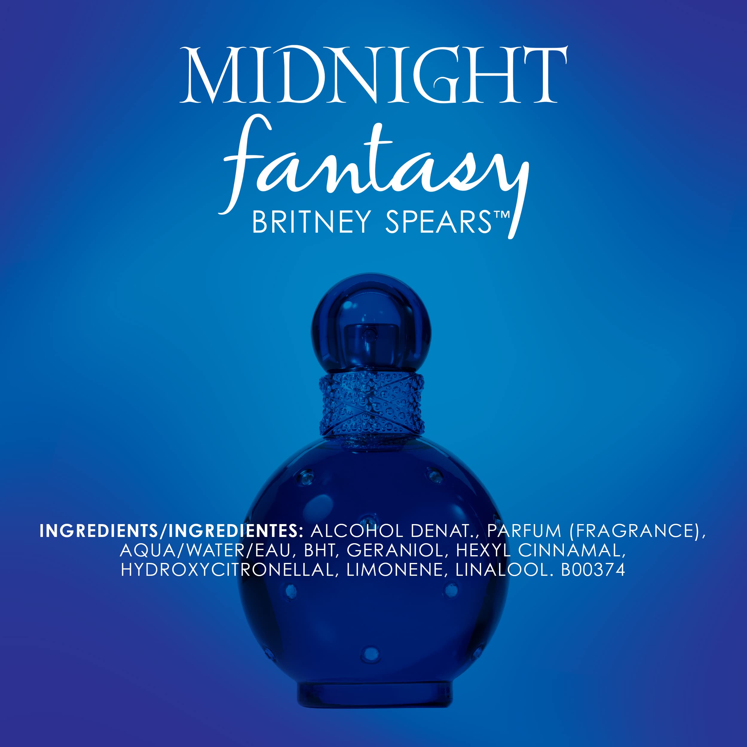 Foto 6 pulgar | Perfume Britney Spears Midnight Fantasy Eau De Parfum 100 Ml - Venta Internacional