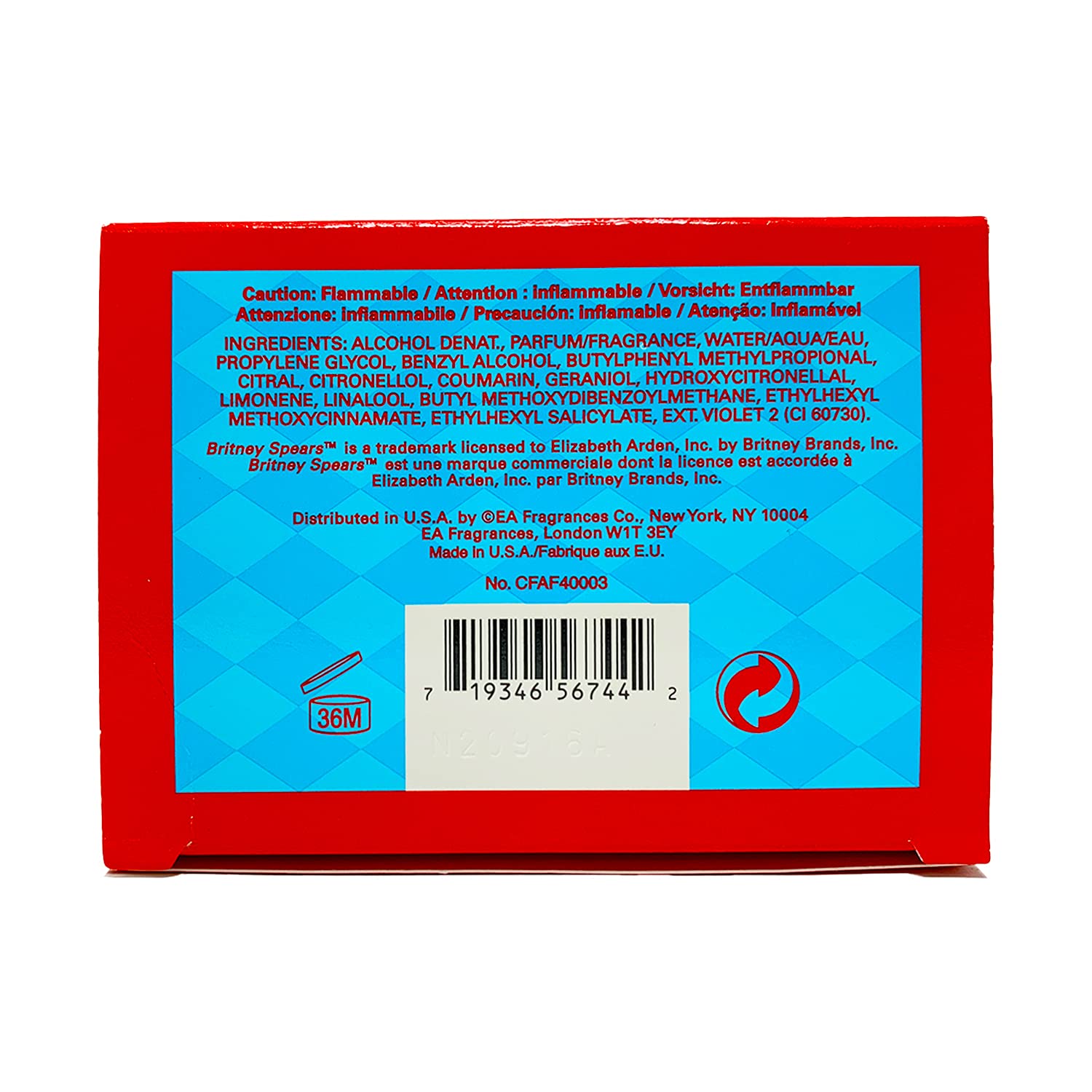 Foto 5 pulgar | Perfume Circus Fantasy De Britney Spears, 100 Ml - Venta Internacional.