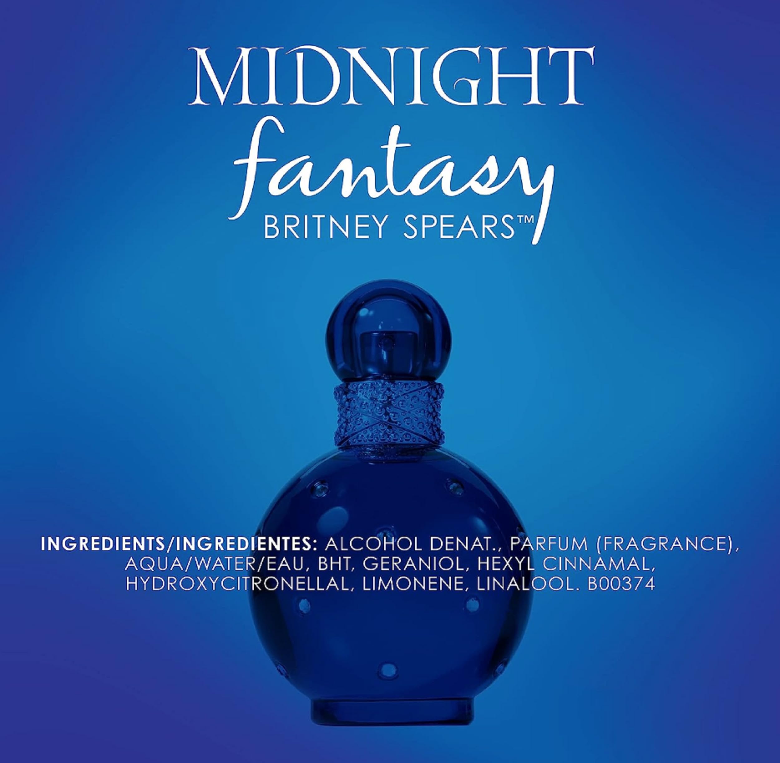 Foto 6 pulgar | Perfume Britney Spears Midnight Fantasy Eau de Parfum 30 ml para Mujer - Venta Internacional