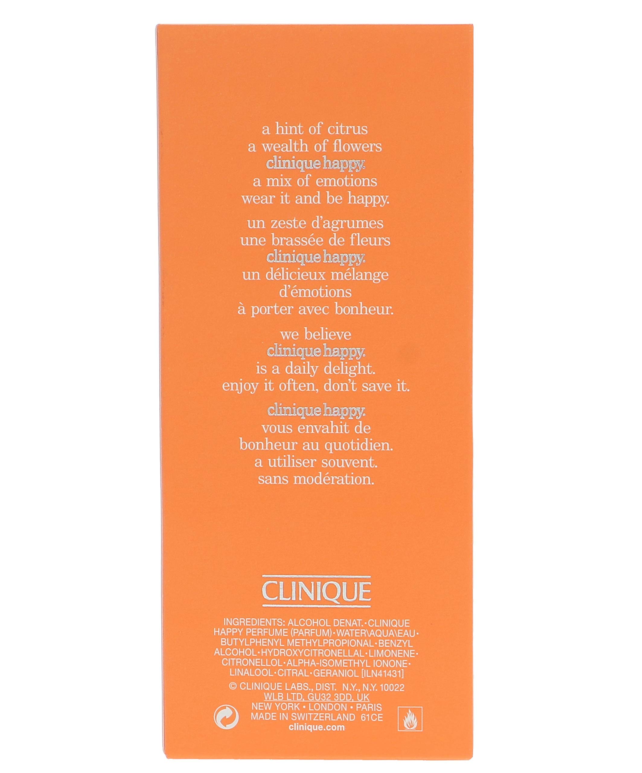 Foto 3 pulgar | Perfume Clinique Happy Eau De Parfum 100 Ml Para Mujer - Venta Internacional