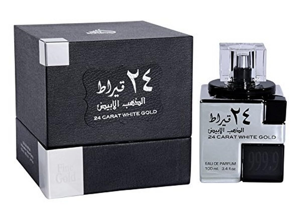 Perfume Lattafa Perfumes Oro Blanco de 24 Quilates 100 ml - Venta Internacional