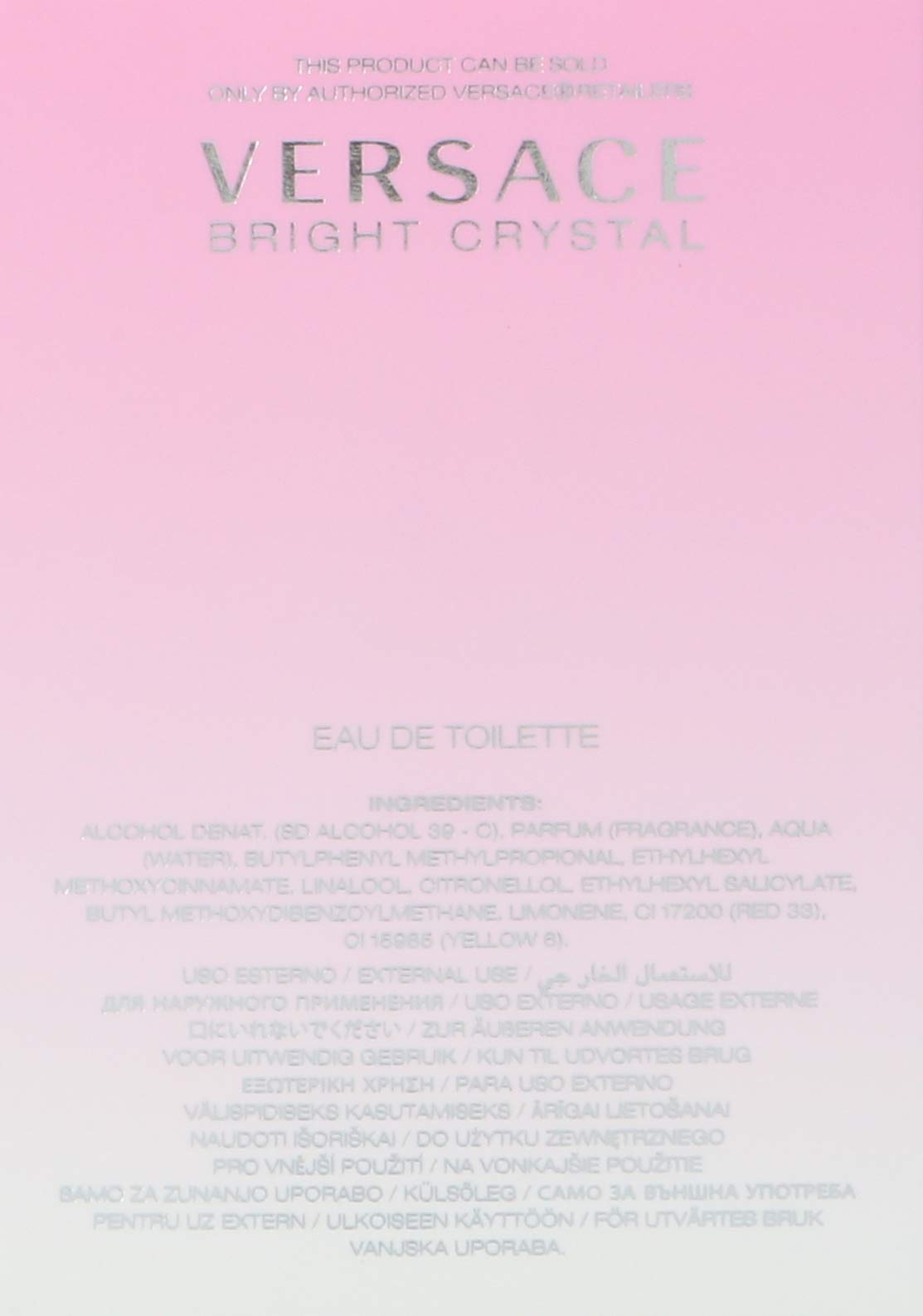 Foto 4 pulgar | Perfume Versace Bright Crystal Eau De Toilette 30 ml para Mujer - Venta Internacional