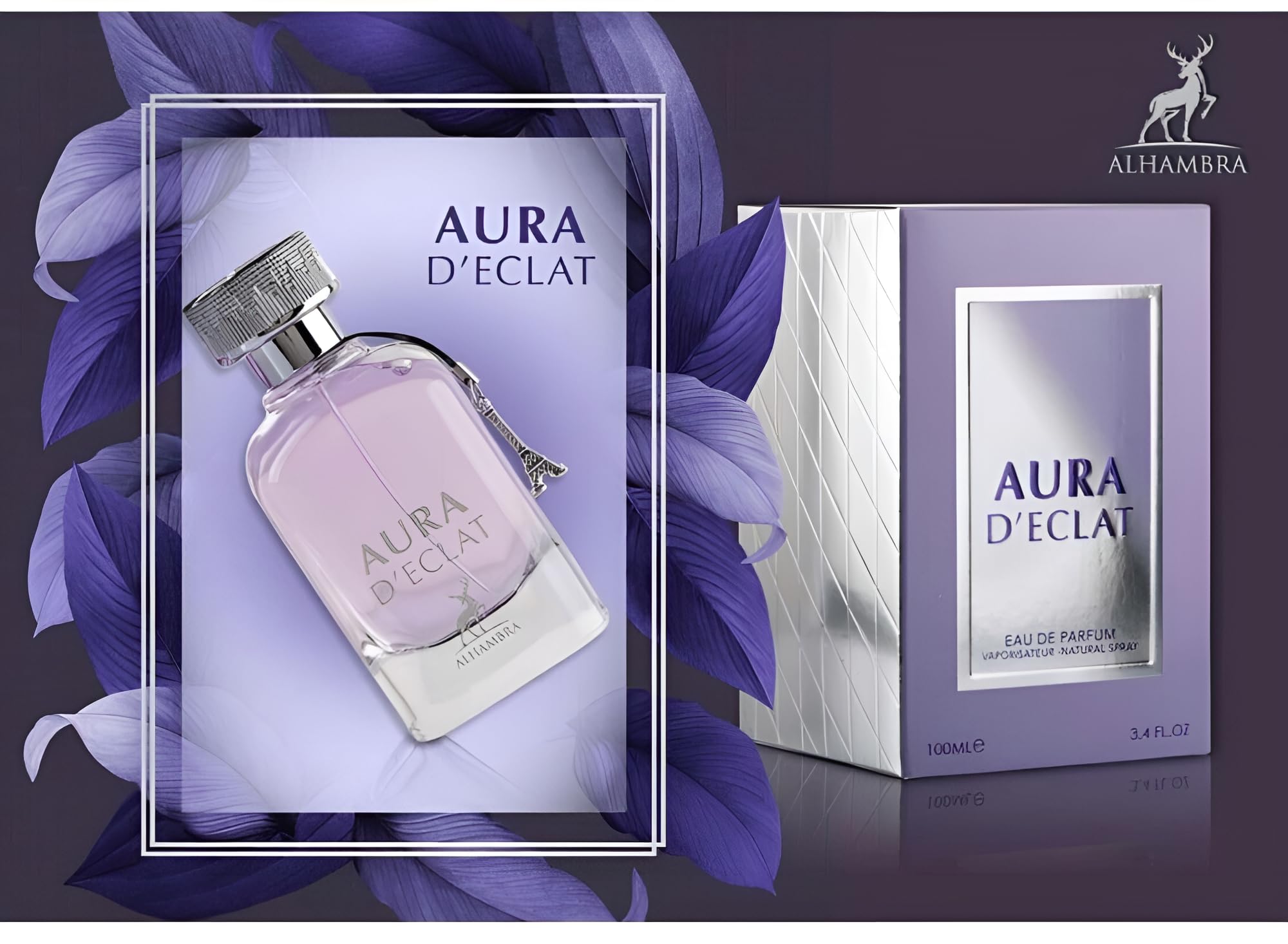 Foto 4 pulgar | Perfume Maison Alhambra Aura D'eclat para Mujer 100 Ml - Venta Internacional