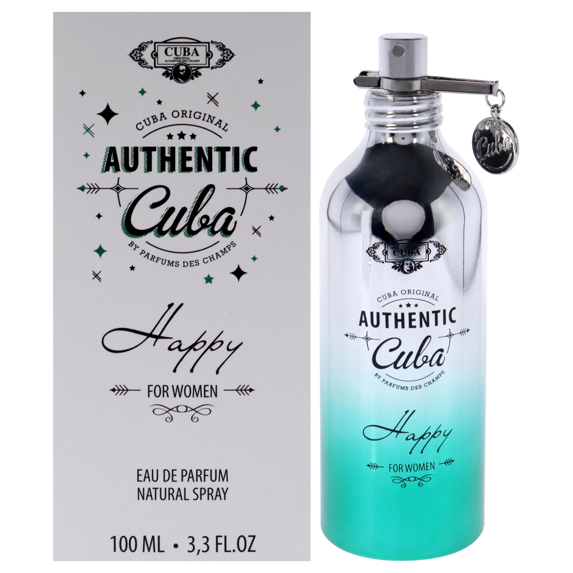 Foto 2 pulgar | Perfume Cuba Authentic Happy Eau De Parfum para Mujer 100 ml - Venta Internacional