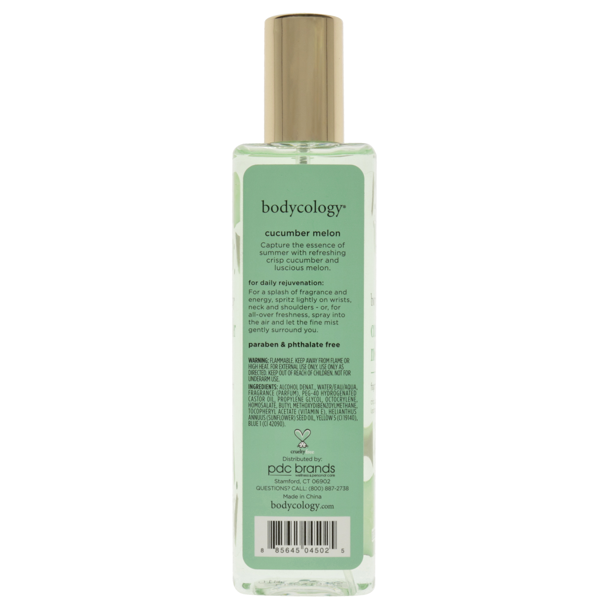 Foto 3 pulgar | Fragrance Mist Bodycology Pepino Melón 240 Ml para Mujer - Venta Internacional