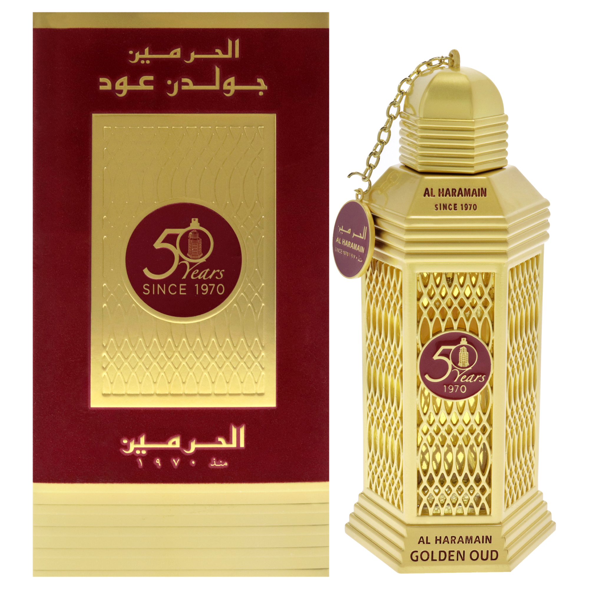 Perfume Al Haramain Golden Oud Eau De Parfum para Mujer 100 ml - Venta Internacional
