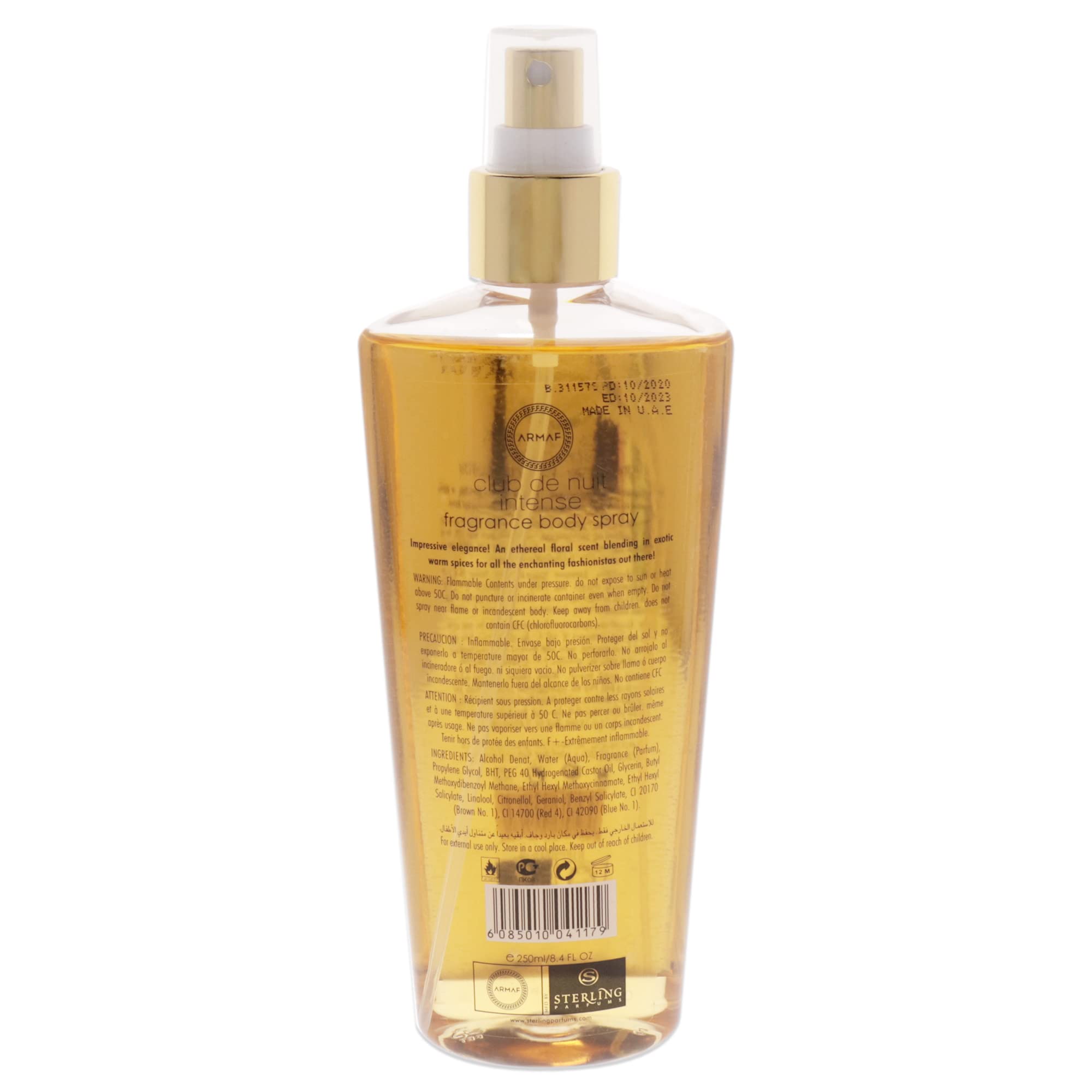 Foto 3 pulgar | Spray Corporal Armaf Club de Nuit Intense Women 250 ml - Venta Internacional