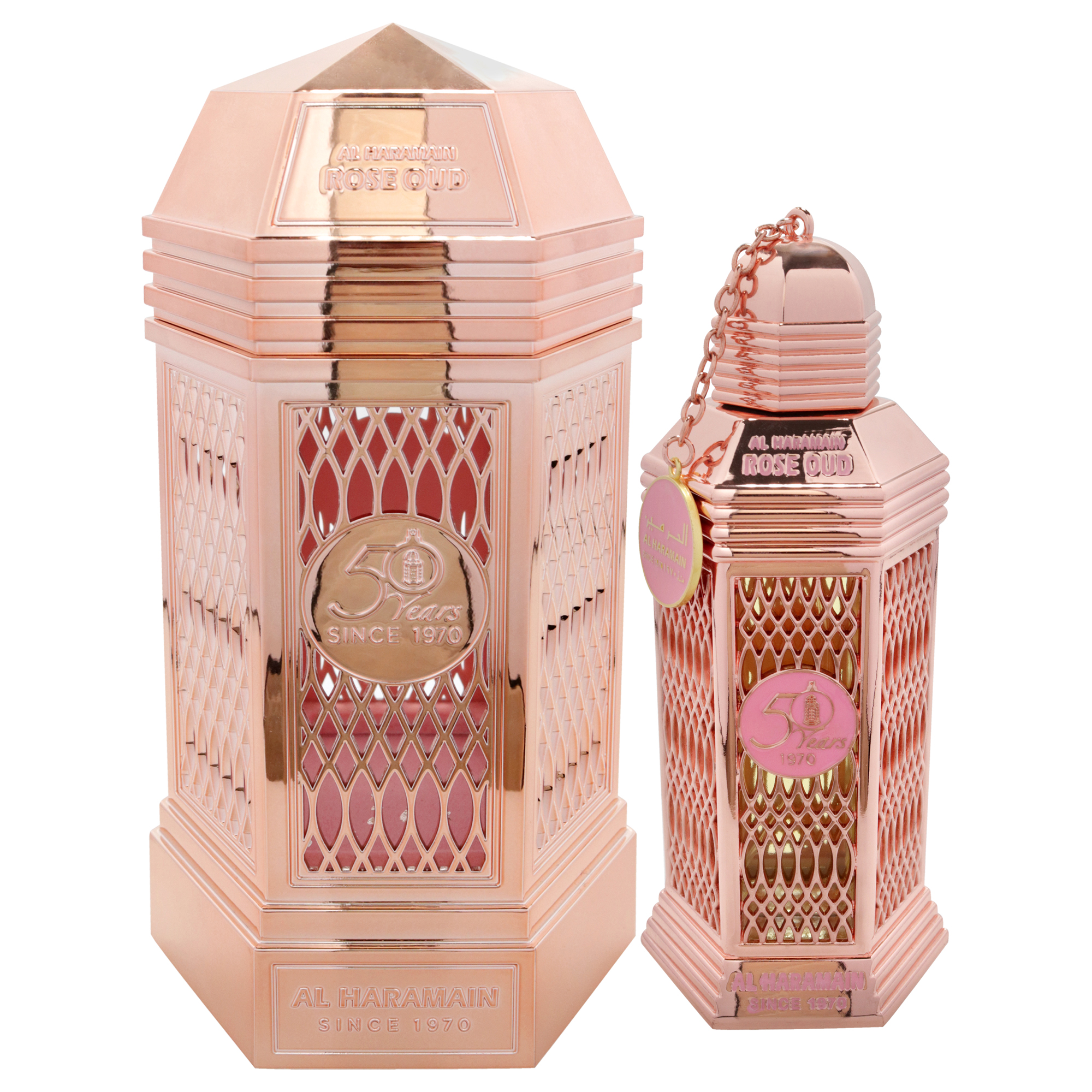 Perfume al Haramain Rose Oud Eau para Mujer 100 ml - Venta Internacional