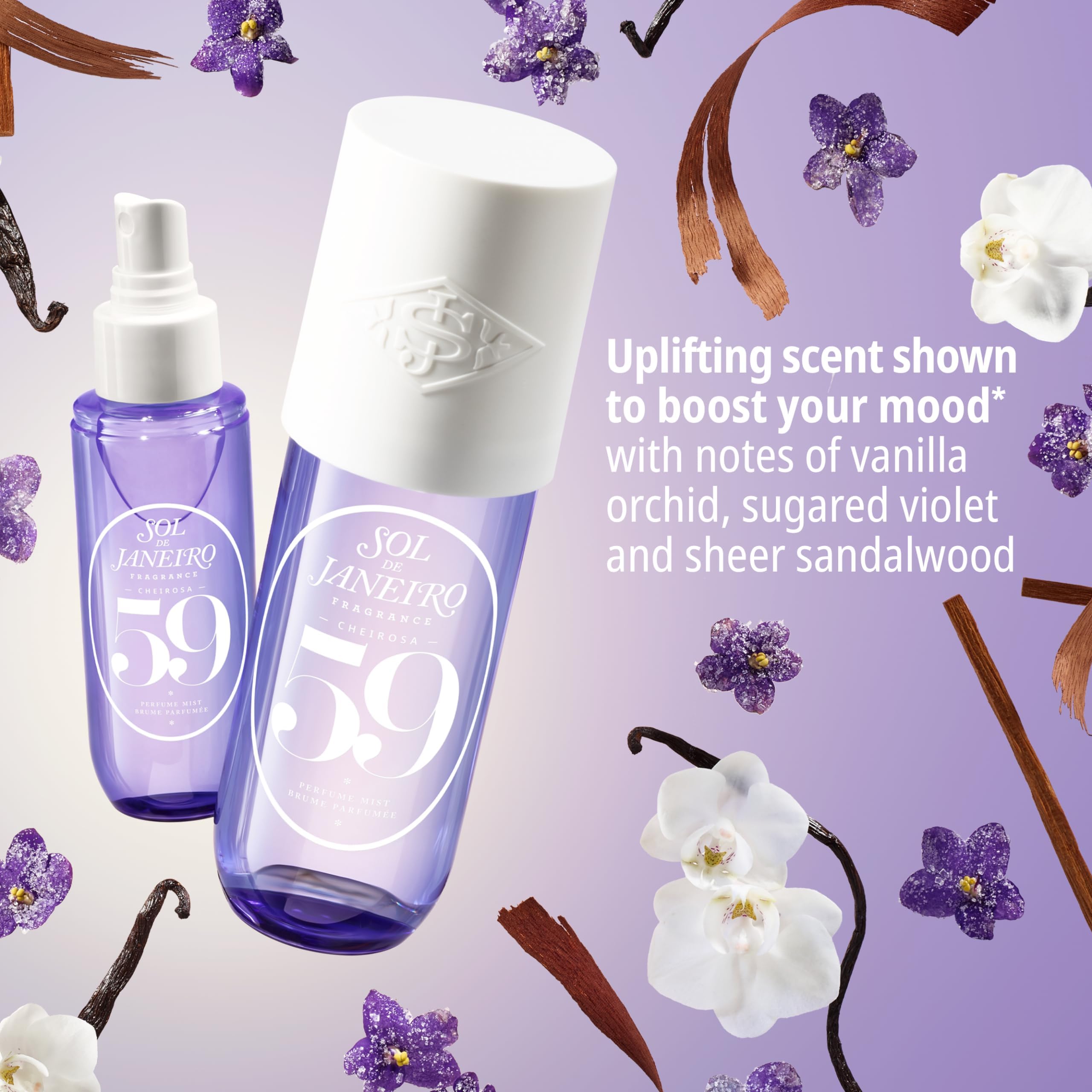 Foto 3 pulgar | Bruma Aromática Sol de Janeiro Cheirosa '59 para Cabello y Cuerpo 240 ml - Venta Internacional