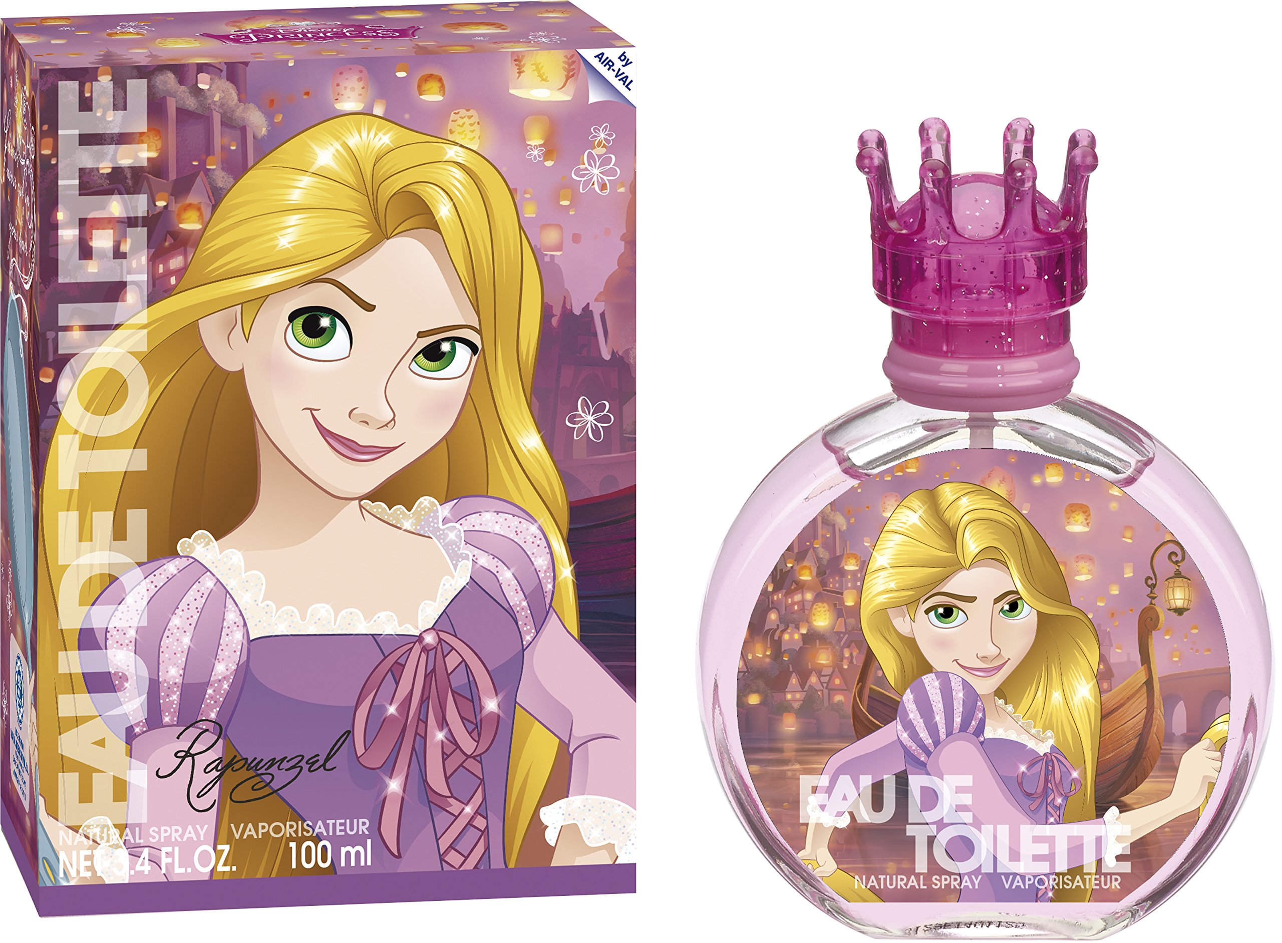 Foto 2 pulgar | Perfume Air-val Disney Princess Rapunzel Eau De Toilette 100 Ml  Infantil- Venta Internacional