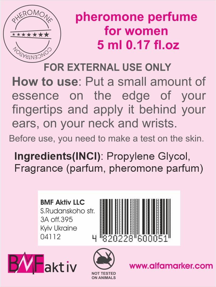Foto 7 pulgar | Perfume Alfamarker Pheromones Flame Fórmula de Aceite 5 ml para Mujer - Venta Internacional