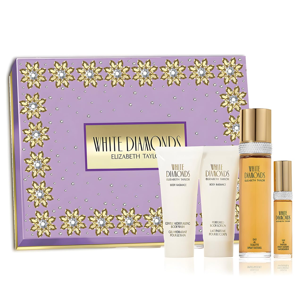 Foto 2 pulgar | Set de Regalo de Perfume Elizabeth Taylor White Diamonds para Mujer - Venta Internacional