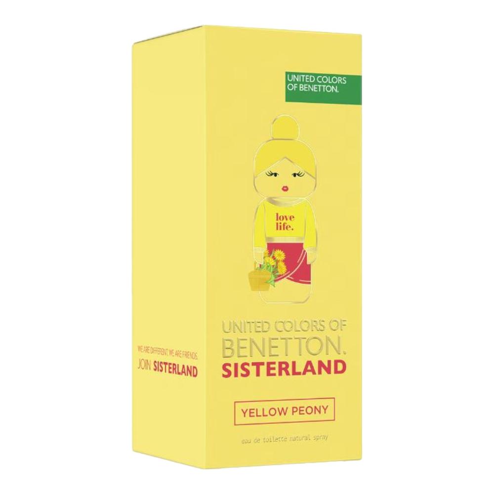 Foto 3 pulgar | Benetton Sisterland Yellow Peony Edt 80 Ml - Fragancia Floral Frutal para Mujeres