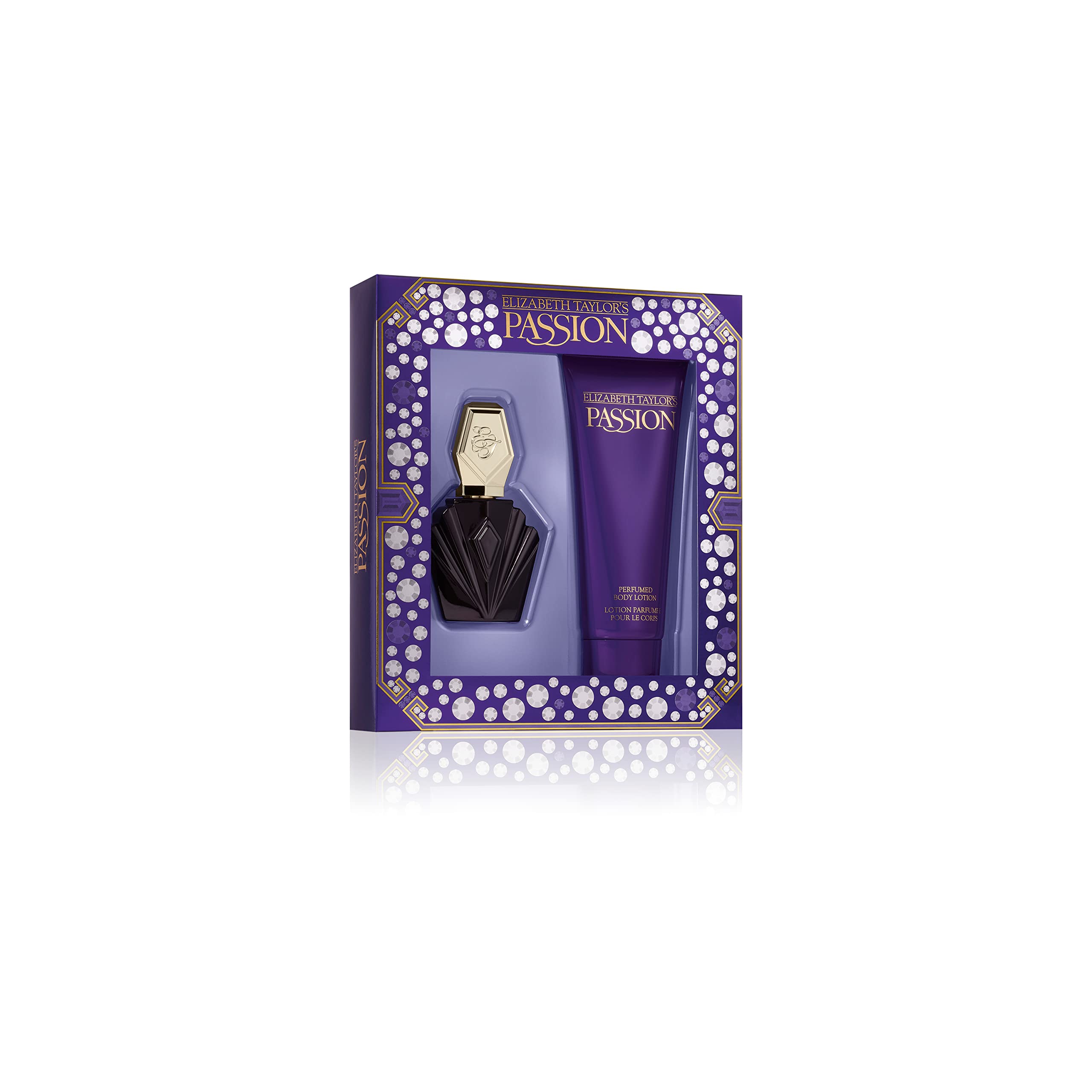 Set de Regalo Perfume Elizabeth Taylor Passion para Mujer de 2 Piezas - Venta Internacional