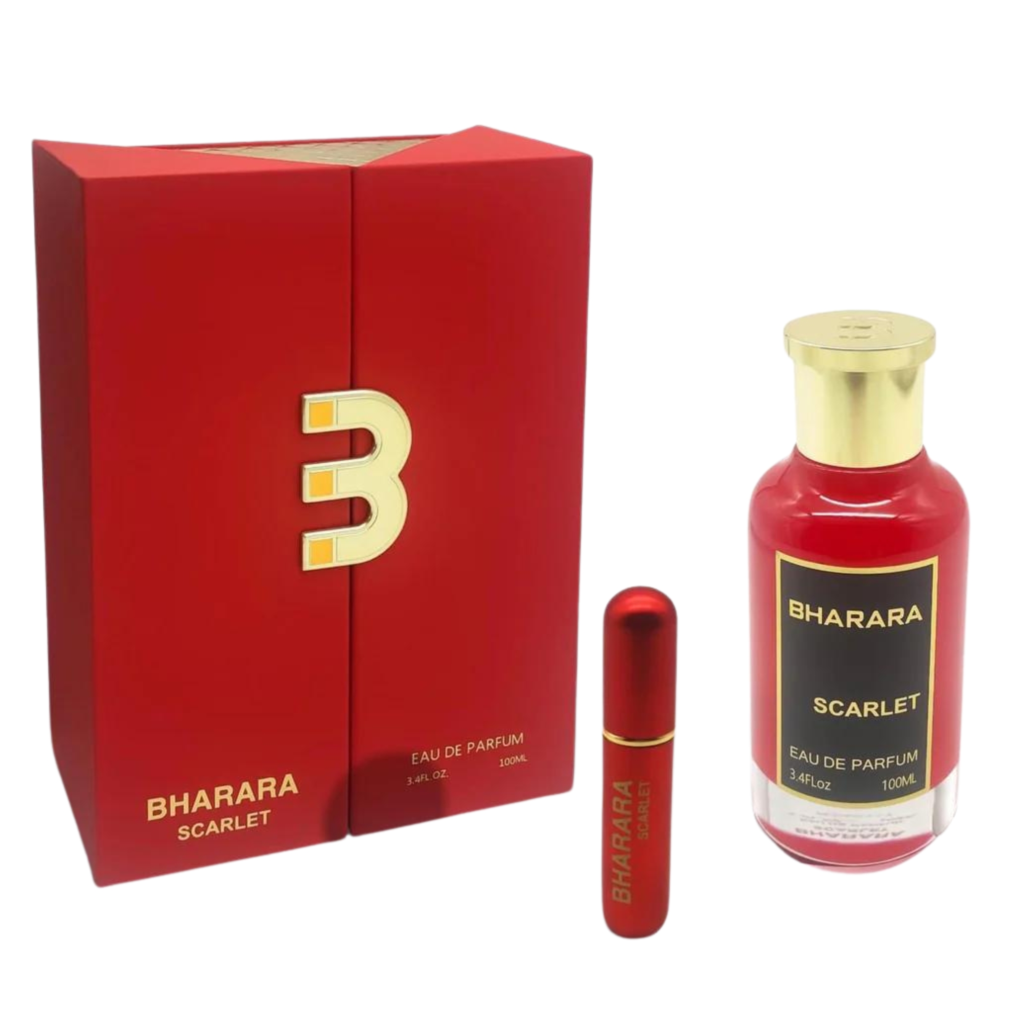 Foto 2 pulgar | Perfume Para Mujer Bharara Scarlet 100ml Edp